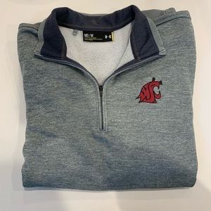 WSU half zip hoodie.